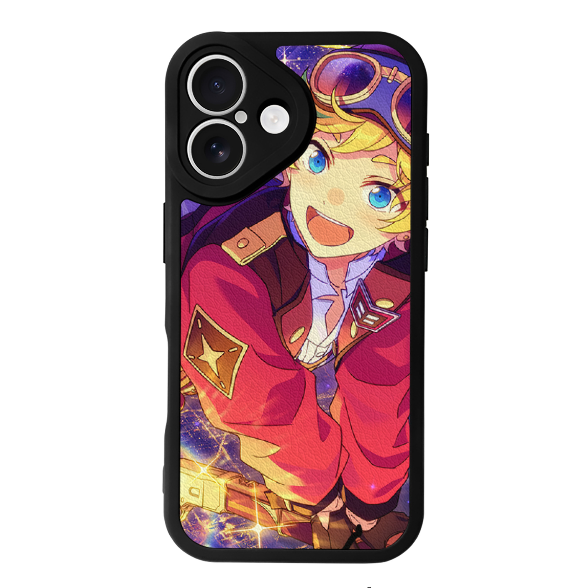 （画像用） あんさんぶるスターズ! Ensemble Stars 【iPhone 16シリーズ対応】シリコンスマホケース（レザー調） 材質：シリコン
